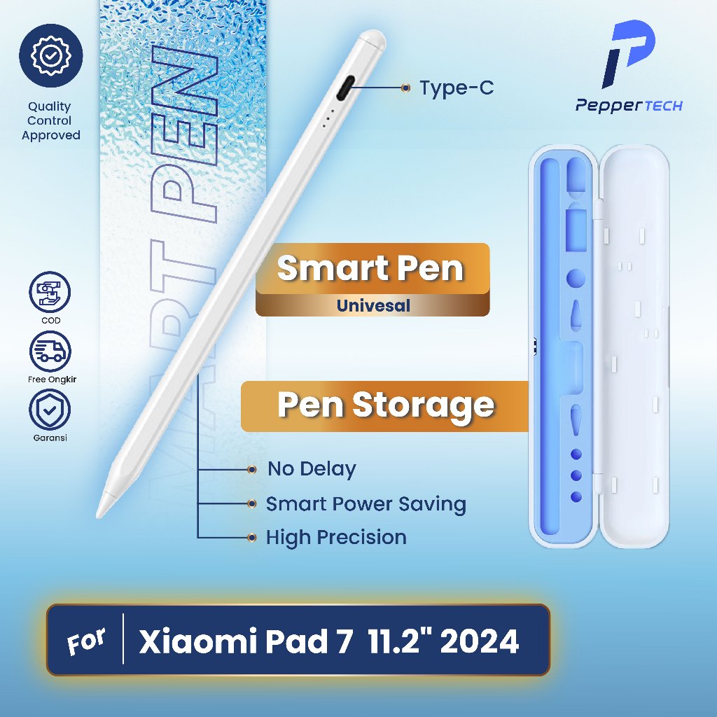 Jual PEPPERTECH - Smart Stylus Pencil for Xiaomi Pad 7 MiPad 7 Pro 11.2 ...