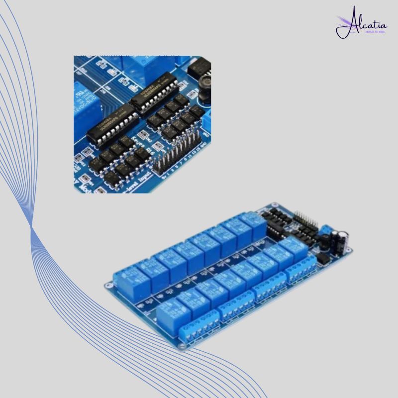 Jual Module 16 relays optical isolation 12V | Shopee Indonesia
