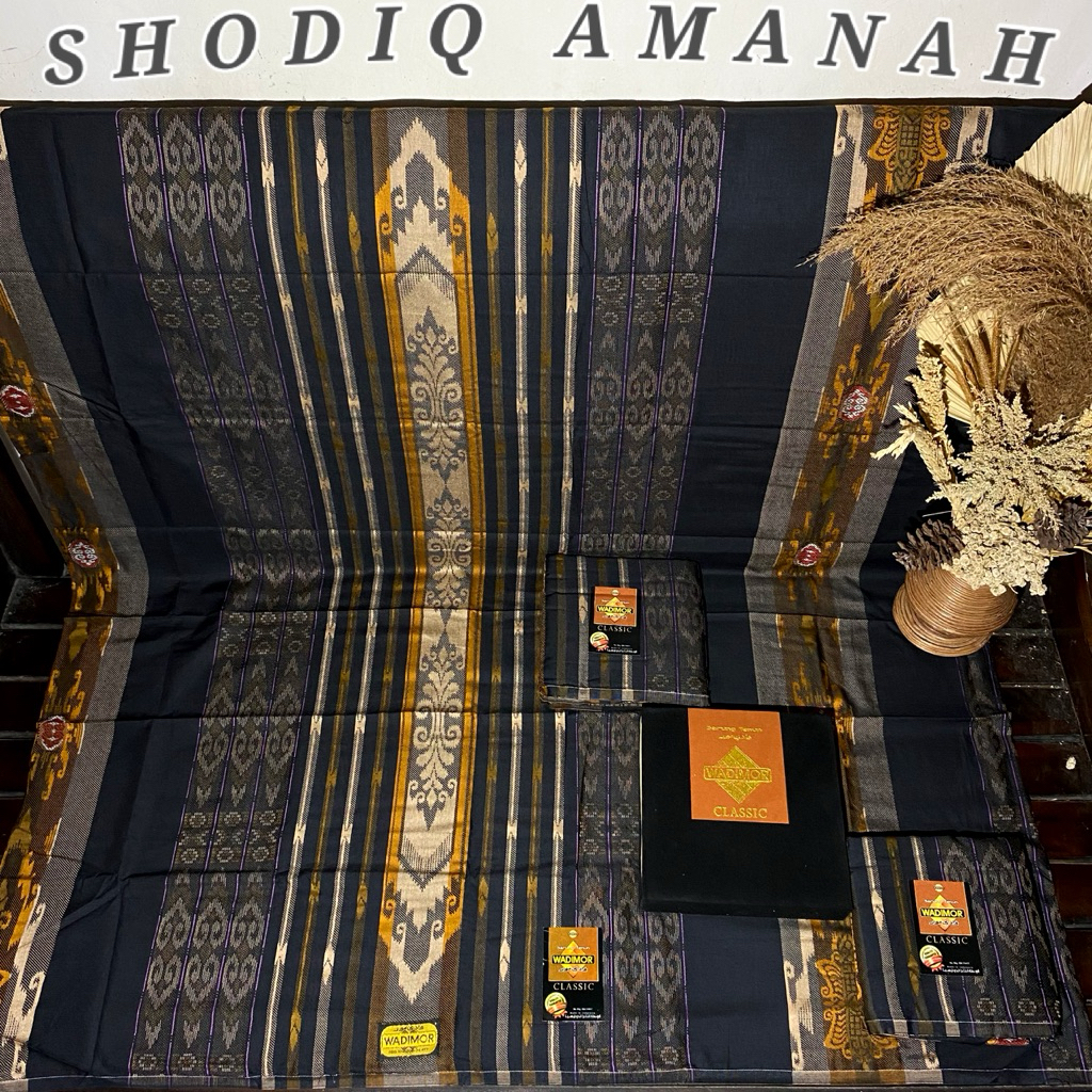 Sarung Wadimor Jacquard classic full songket timbul | Jaguard klasik antik antiq