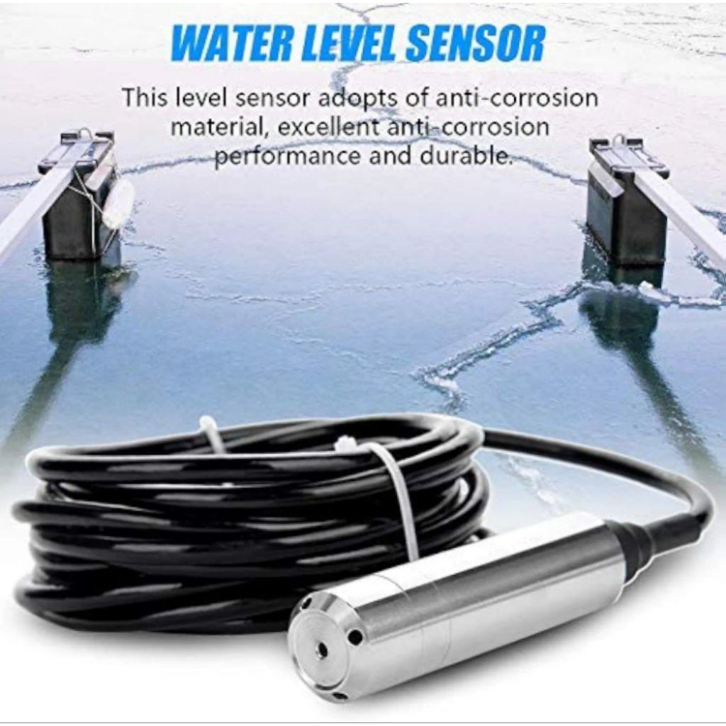 Jual Sensor Water Level SS 316 Output 4 – 20 ma - 5 Meter | Shopee ...