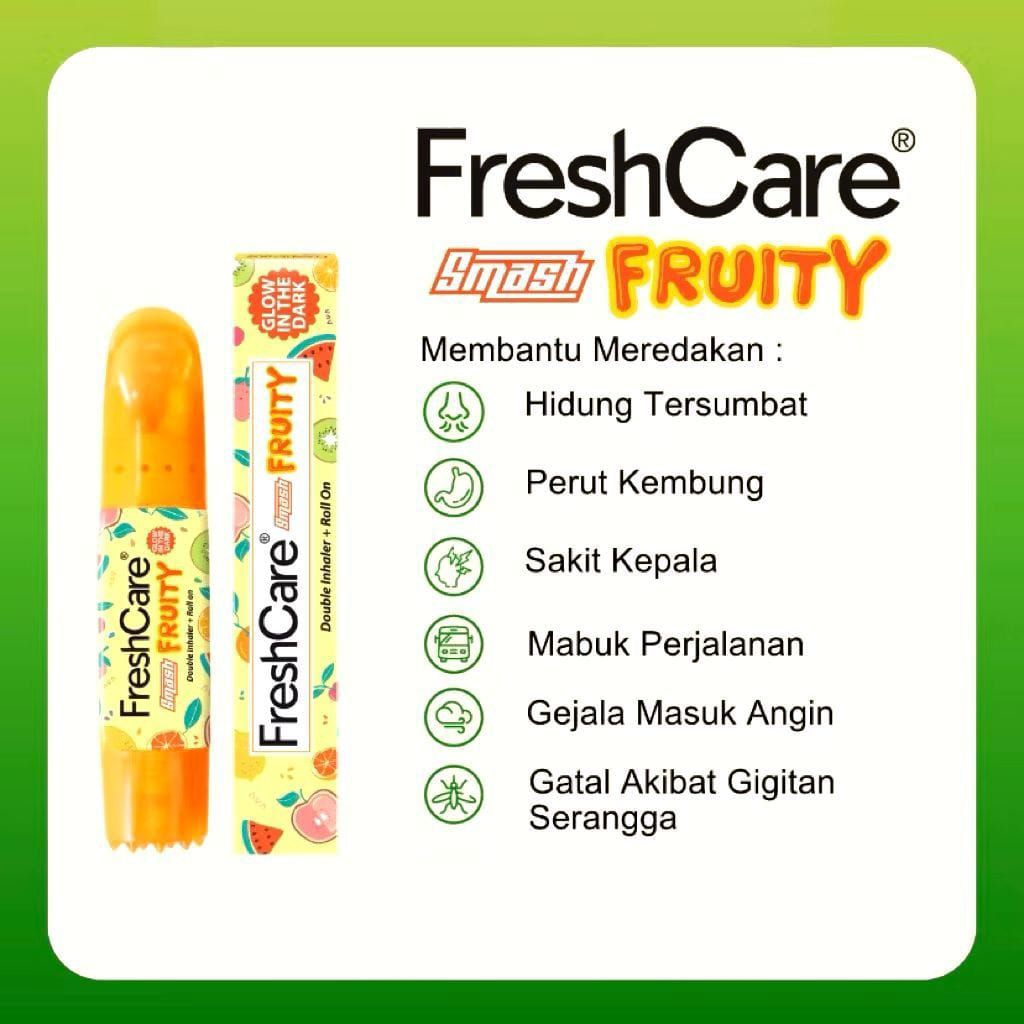Jual NEW!! Freshcare Smash Fruity Double Inhaler + Roll on | Shopee ...