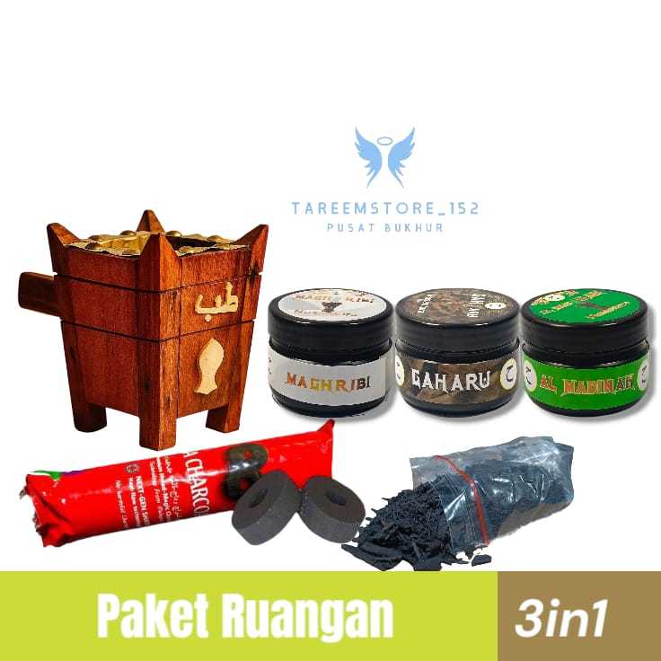 Jual Promo Paket Bukhur Nusantara 30grm Mabakhara Kayu tarim terompah ...
