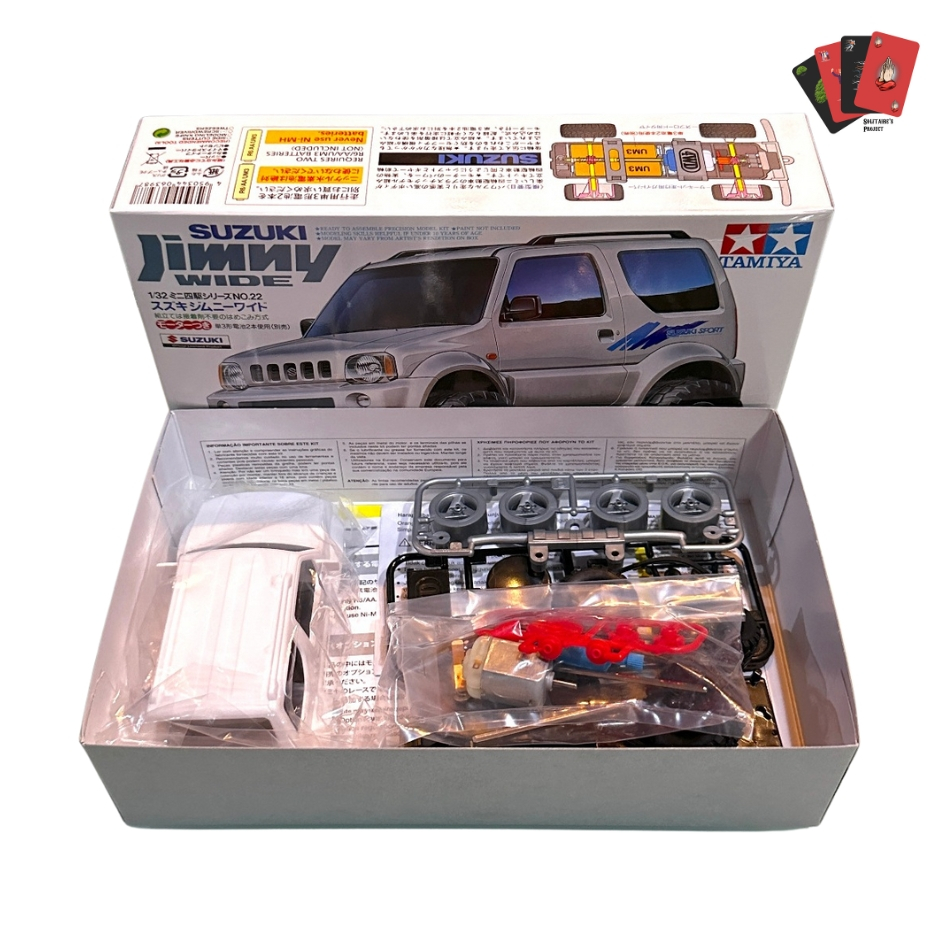 Jual Mainan Rakit Mobil Tamiya Mini 4WD - Suzuki Jimny Wide (ORIGINAL ...