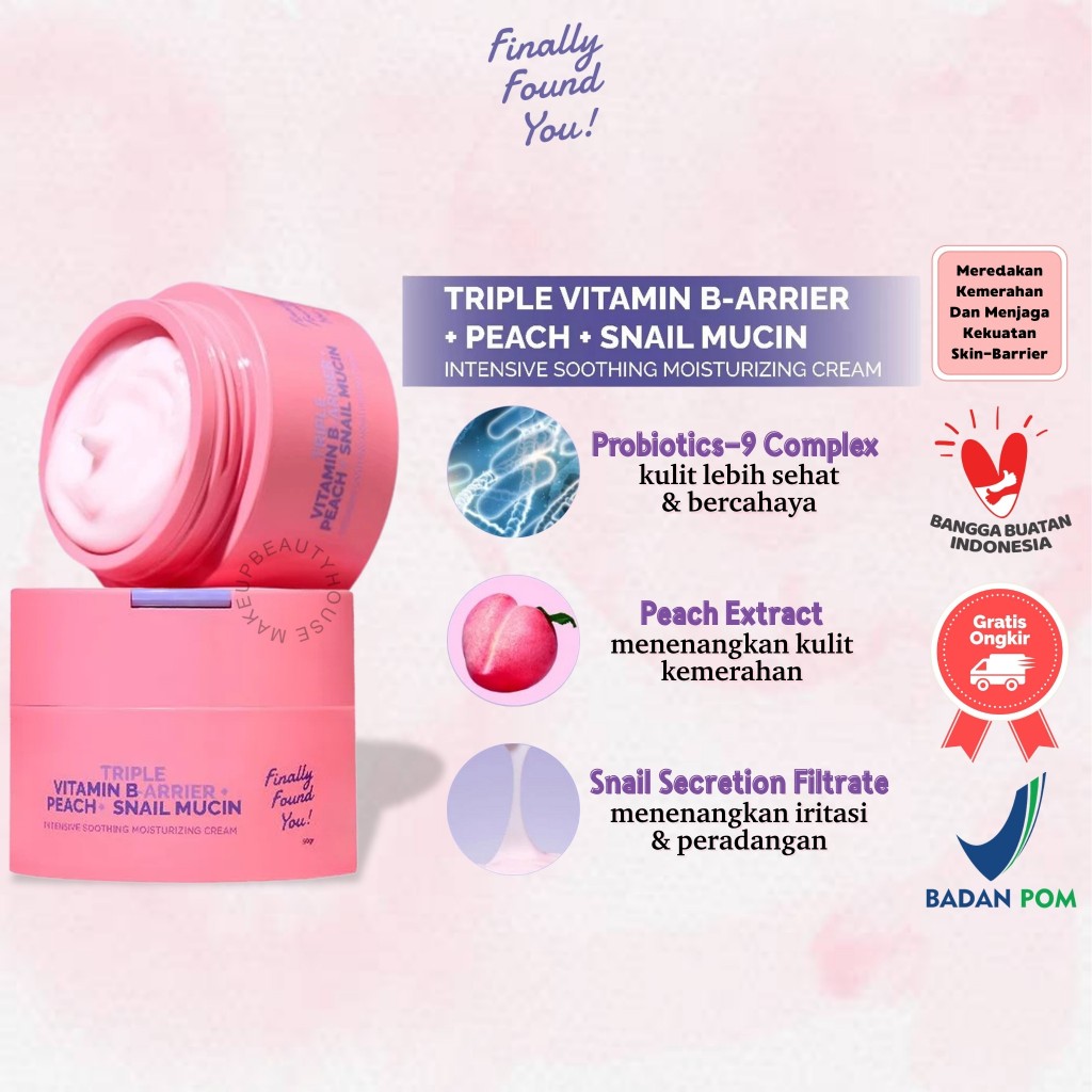 Jual FINALLY FOUND YOU! FFY Triple Vitamin B-ARRIER + PEACH + SNAIL ...