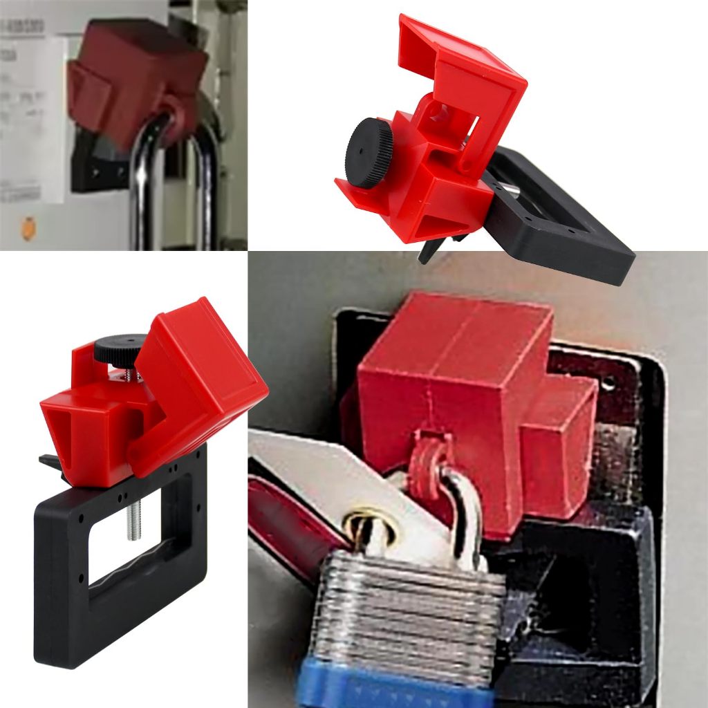 Jual S/M/L Lock Mccb Circuit Breaker Lockout Lock Out Tag Out Circuit ...