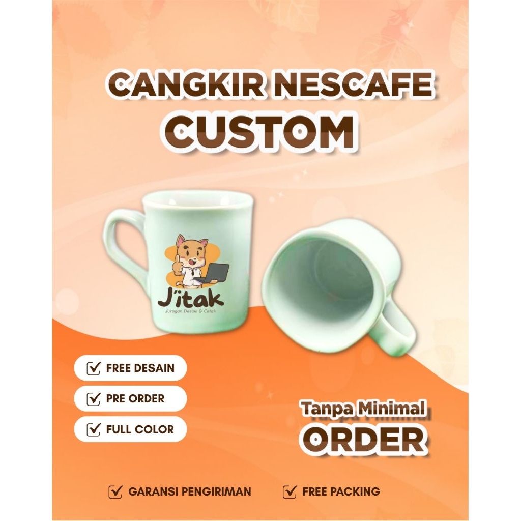 Jual CANGKIR NESCAFE CUSTOM | FREE DESAIN | JOGJA | SLEMAN | Shopee ...