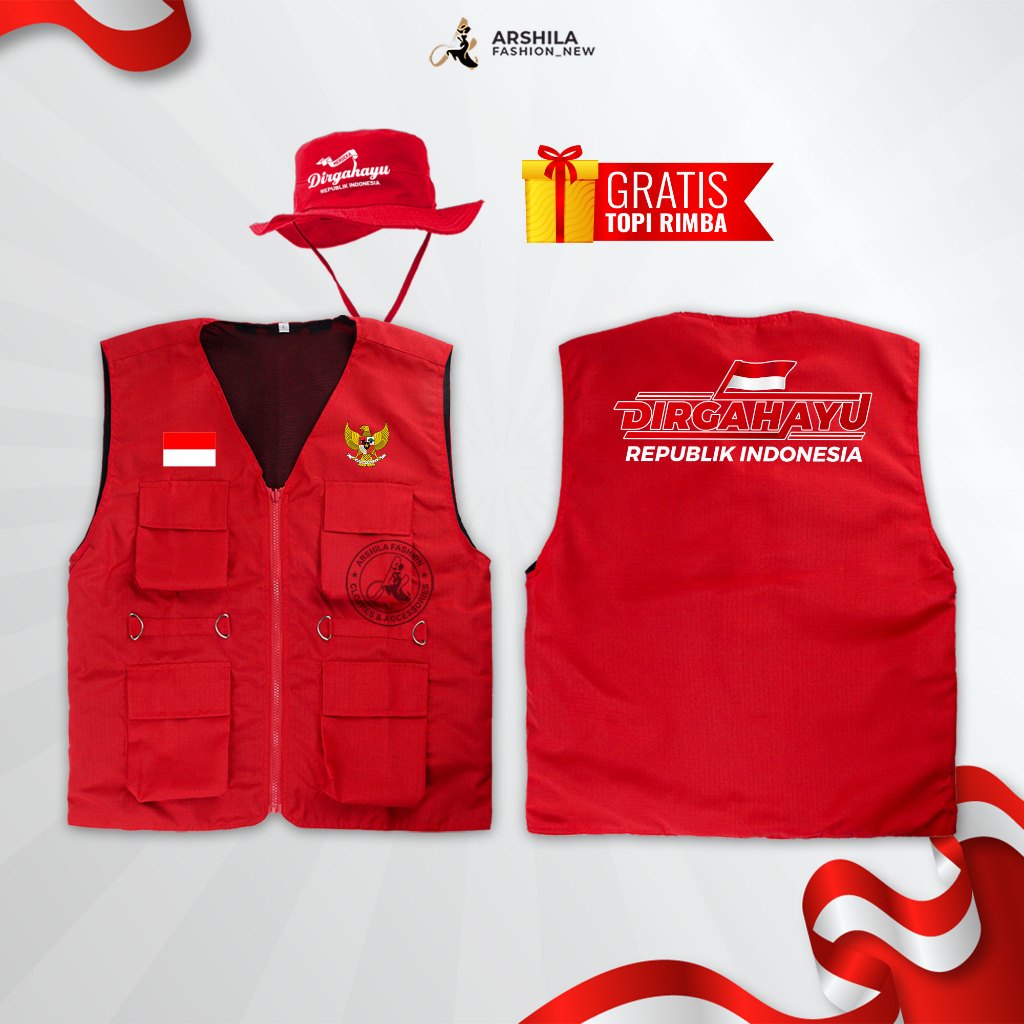 Jual PROMO ROMPI LAPANGAN CARGO DEWASA EDISI SPESIAL HUT RI GRATIS TOPI ...