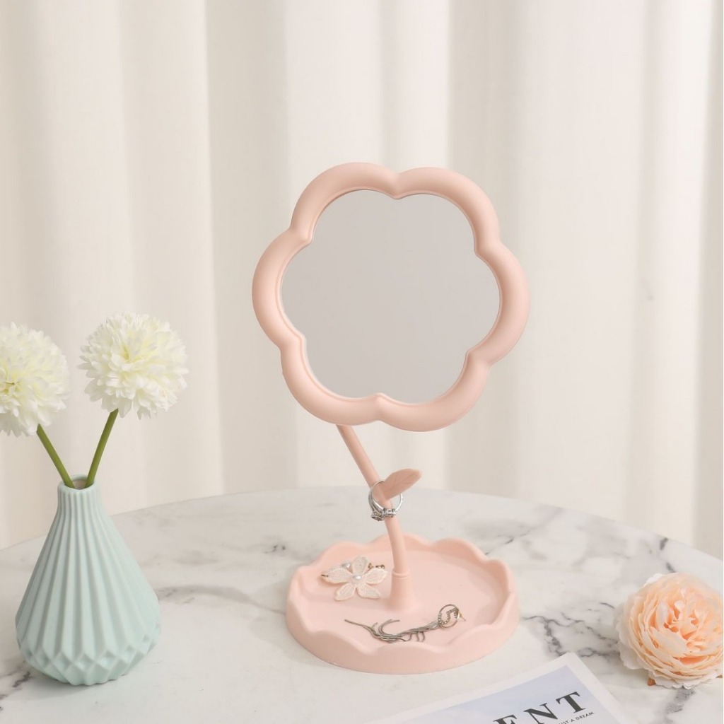 Jual Stand Mirorr Flower Kaca Meja Rias Serbaguna / Cermin Bunga ...