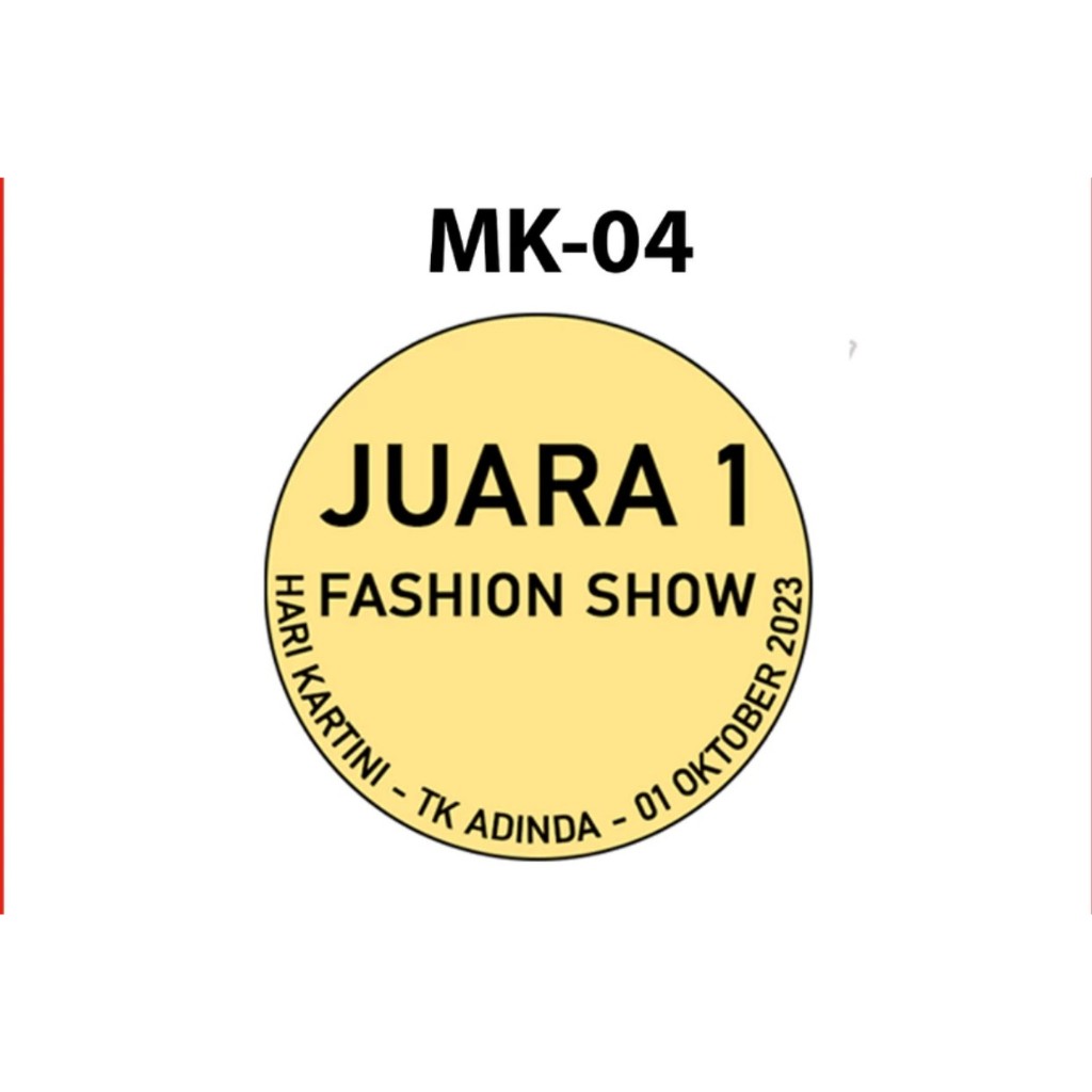 Jual Stiker Medali Resin Custom Sticker | Shopee Indonesia