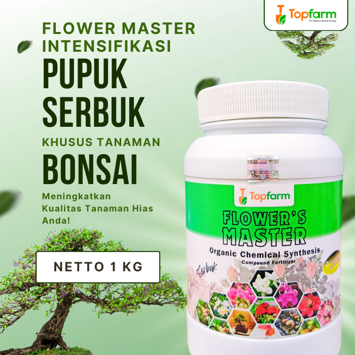 Pupuk Serbuk Topfarm / Pupuk Bonsai Terbaik / Pupuk Bonsai / Pupuk Bonsai Secang / Pupuk Bonsai Pembesar Batang / Pupuk Bonsai / Pupuk Penyubur Akar Bonsai / Pupuk Pembebtuk Karakter Bonsai