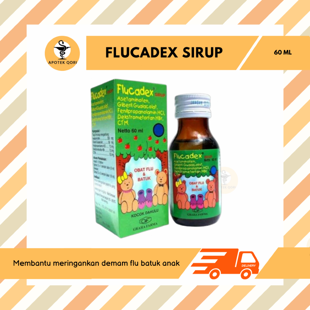 Jual FLUCADEX SIRUP 60 ML / MERINGANKAN DEMAM FLU BATUK & HIDUNG ...