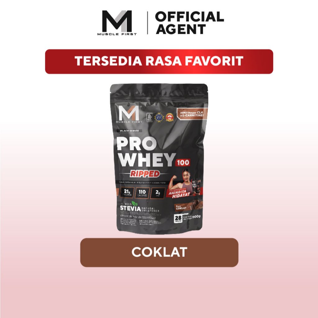 Jual MUSCLE FIRST Pro Whey 100 Ripped 2lbs/900gr - Fat Burner Whey ...