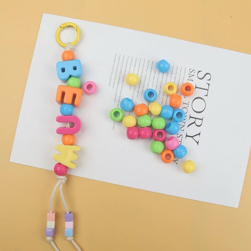 Jual R15(A) 10Pcs Manik Beads Akrilik Warna-Warni | Shopee Indonesia