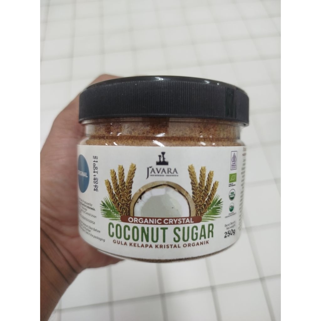 Jual JAVARA GULA AREN KELAPA KRISTAL ORG 250 G | Shopee Indonesia
