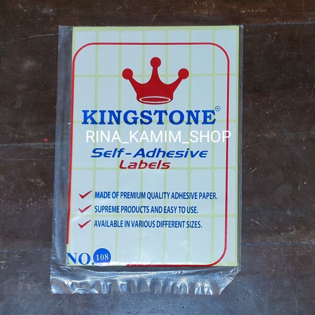 Jual Label no 108/ Label/ Sticker Kingstone | Shopee Indonesia
