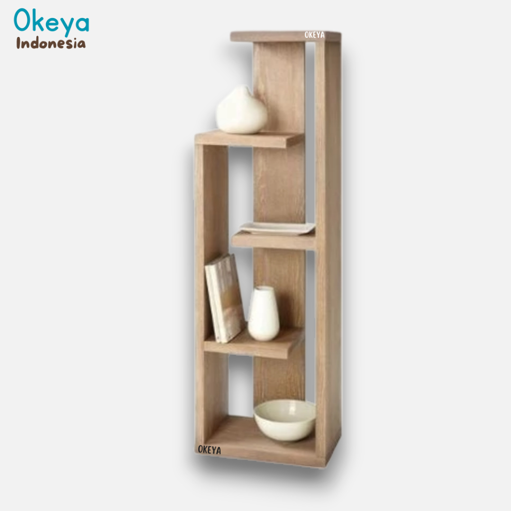 Jual Rak kayu dekorasi ruangan atau rak bunga material kayu solid ...