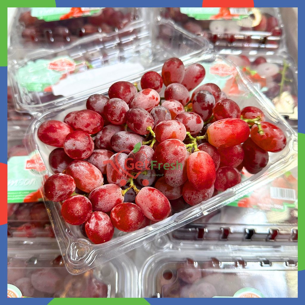 Jual Anggur Crimson RRC Impor Fresh Pack - 1kg/500gr | Shopee Indonesia