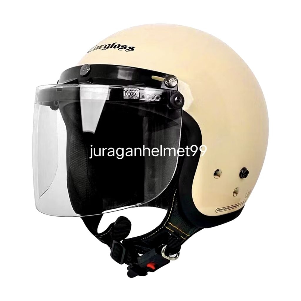 Jual Helm Cargloss cfm Original+kaca | Shopee Indonesia