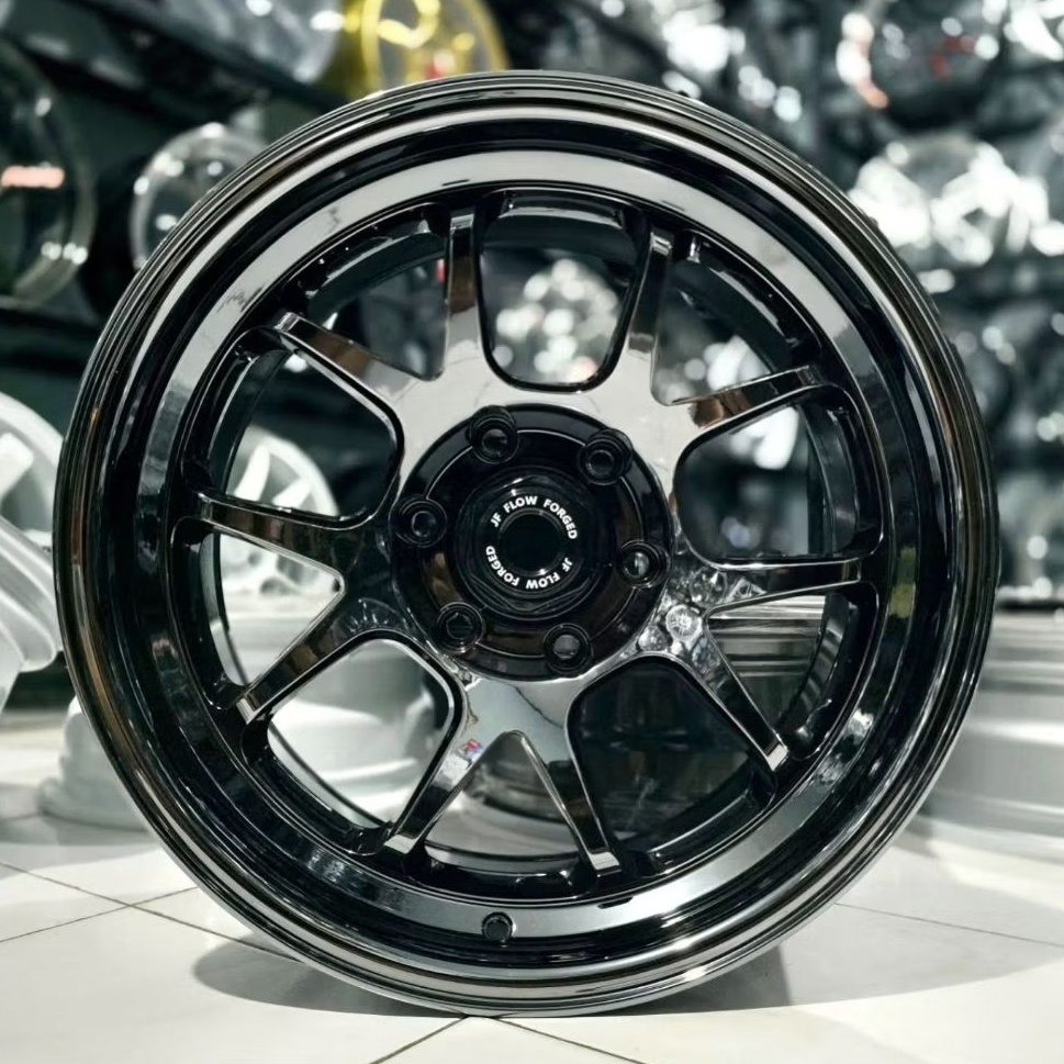 Jual velg mobil VENOM 6 NERO JF LUXURY FLOW FORMING PCD 6X139,7 R18 ...
