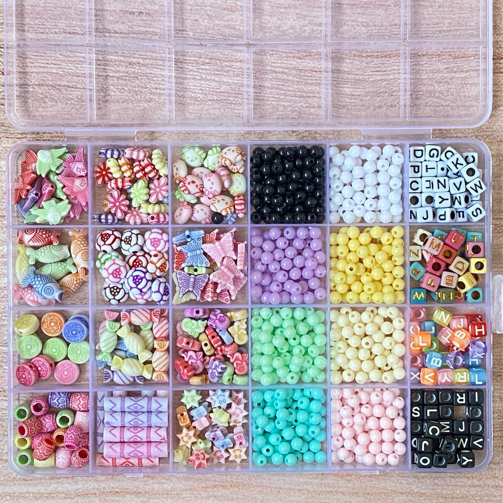 Jual Manik Manik Murah Lucu 1 Box DIY Beads Beads Manik manik