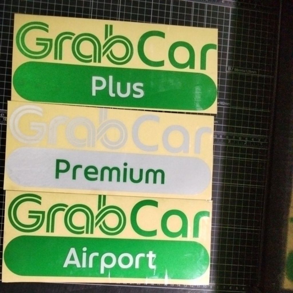 Jual Cutting sticker grabcar plus,premium, airport | Shopee Indonesia