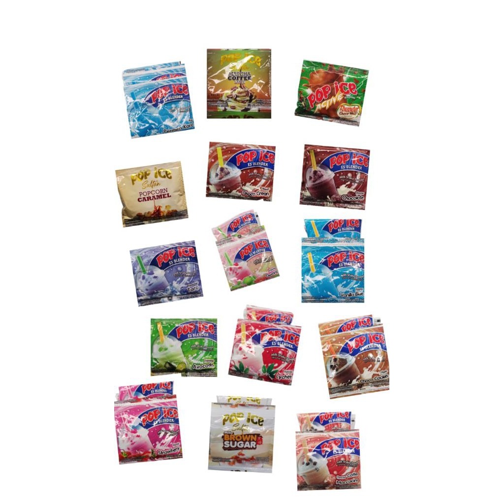 Jual Pop ice all varian rasa isi 10 sachet | Shopee Indonesia
