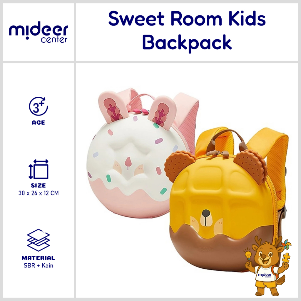 Jual Mideer Sweet Room Kids Backpack Ransel Anak Sekolah Karakter ...