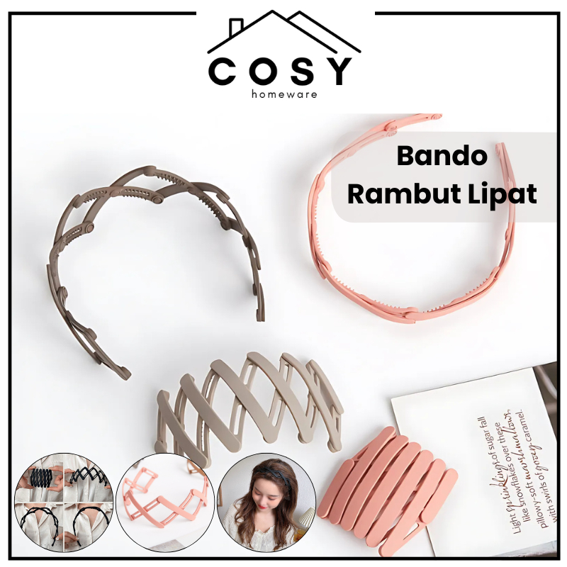 Jual COSY Bando Rambut Lipat Fashion Style Korea Magic / Hairband Magic ...