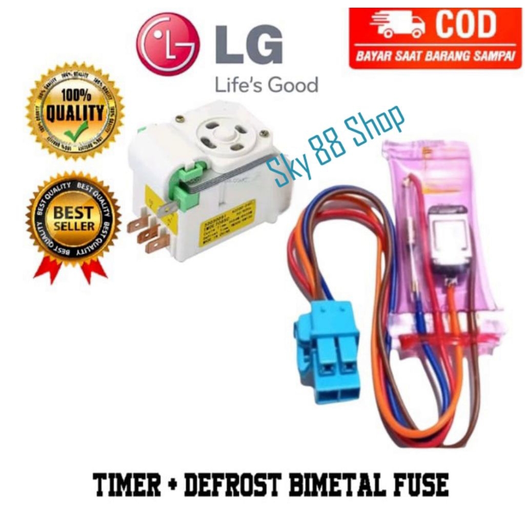 Jual [ 1 SET ] DEFROST + TIMER KULKAS LG 2 PINTU | Shopee Indonesia
