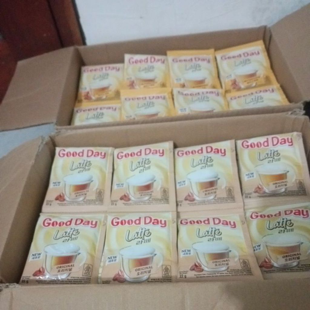 Jual produk varian baru gooday Korean late. dua varian rasa butterscoth ...