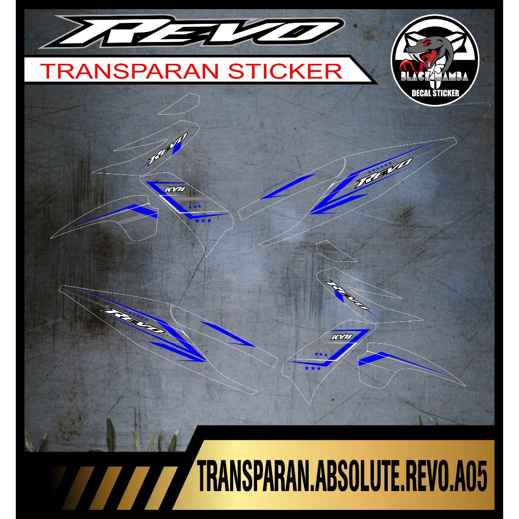 Jual STRIPING TRANSPARAN ABSOLUTE REVO VARIASI TRANSPARAN ABSOLUTE REVO ...