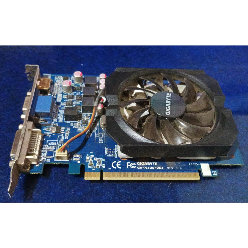 Jual Rusak tidak tampil. Gigabyte VGA GeForce GT 420 2GB DDR3 128bit GV ...