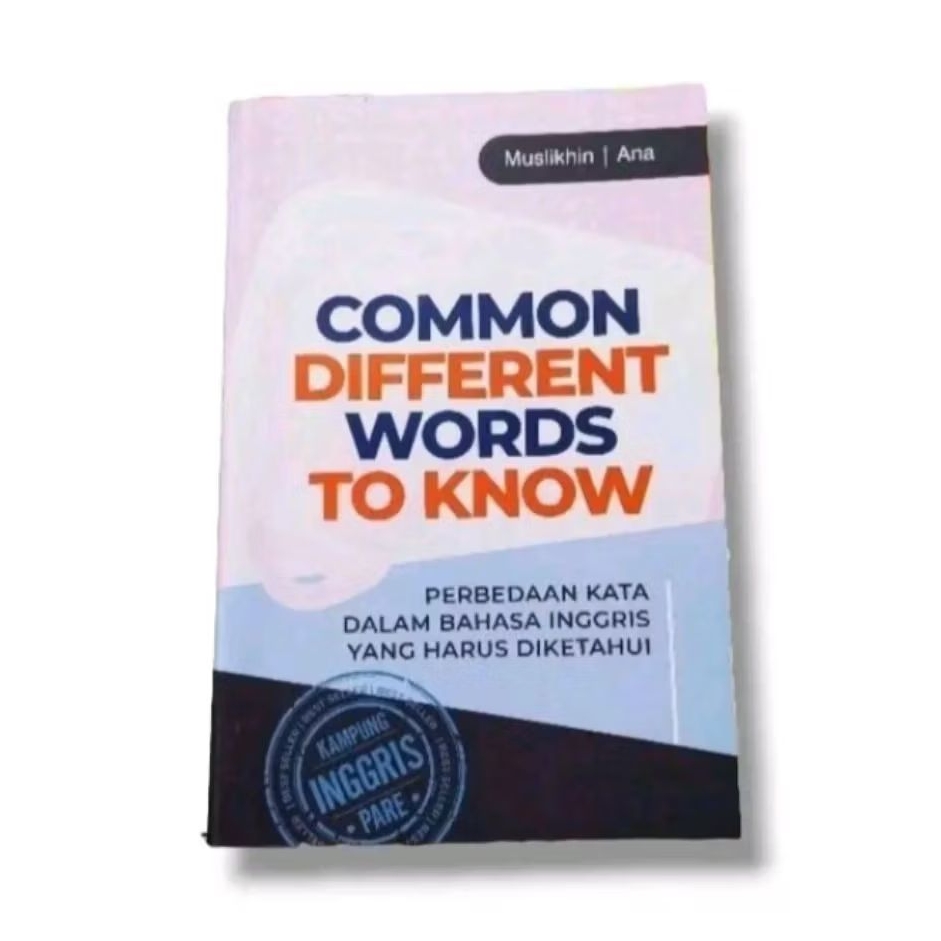 Jual Common Different Words to Know Original | Shopee Indonesia