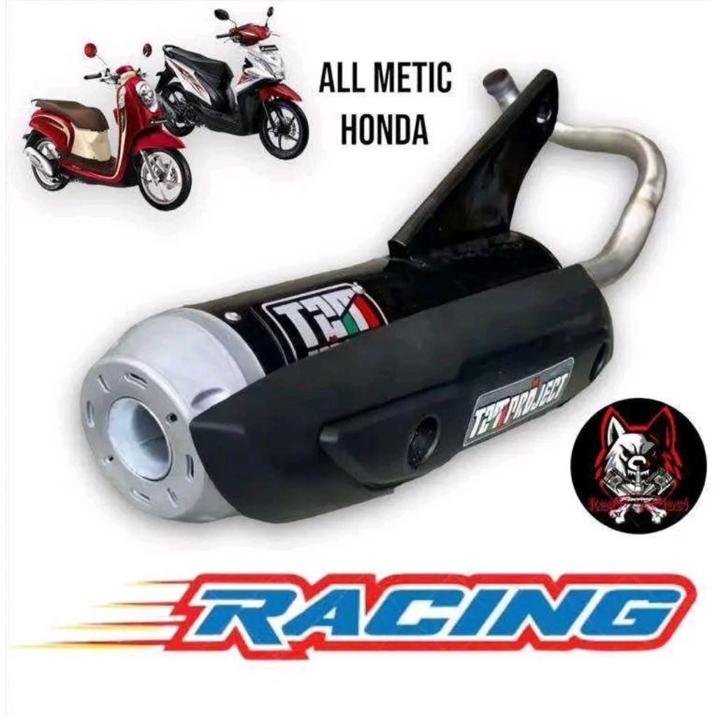Jual Knalpot standar racing ngebas adem TzM copy kenalpot Beat Scopy ...