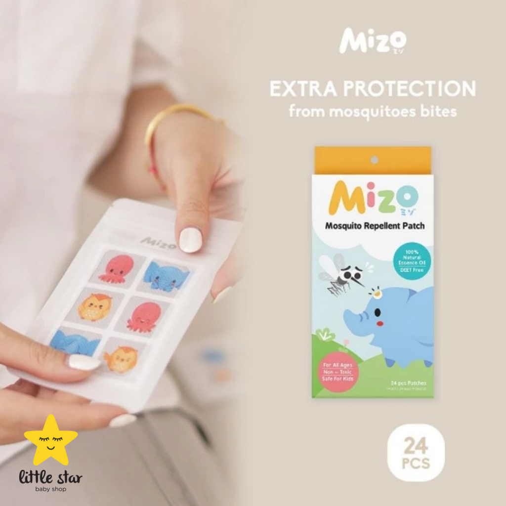 Jual MIZO Mosquito Repellent Sticker Patch / Stiker Anti Nyamuk Anak ...