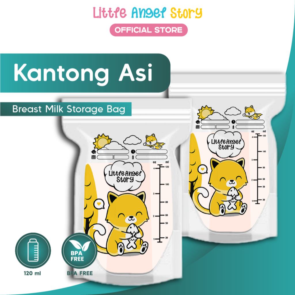 Little Angel Kantong Asi 120ml 30pcs BPA Free