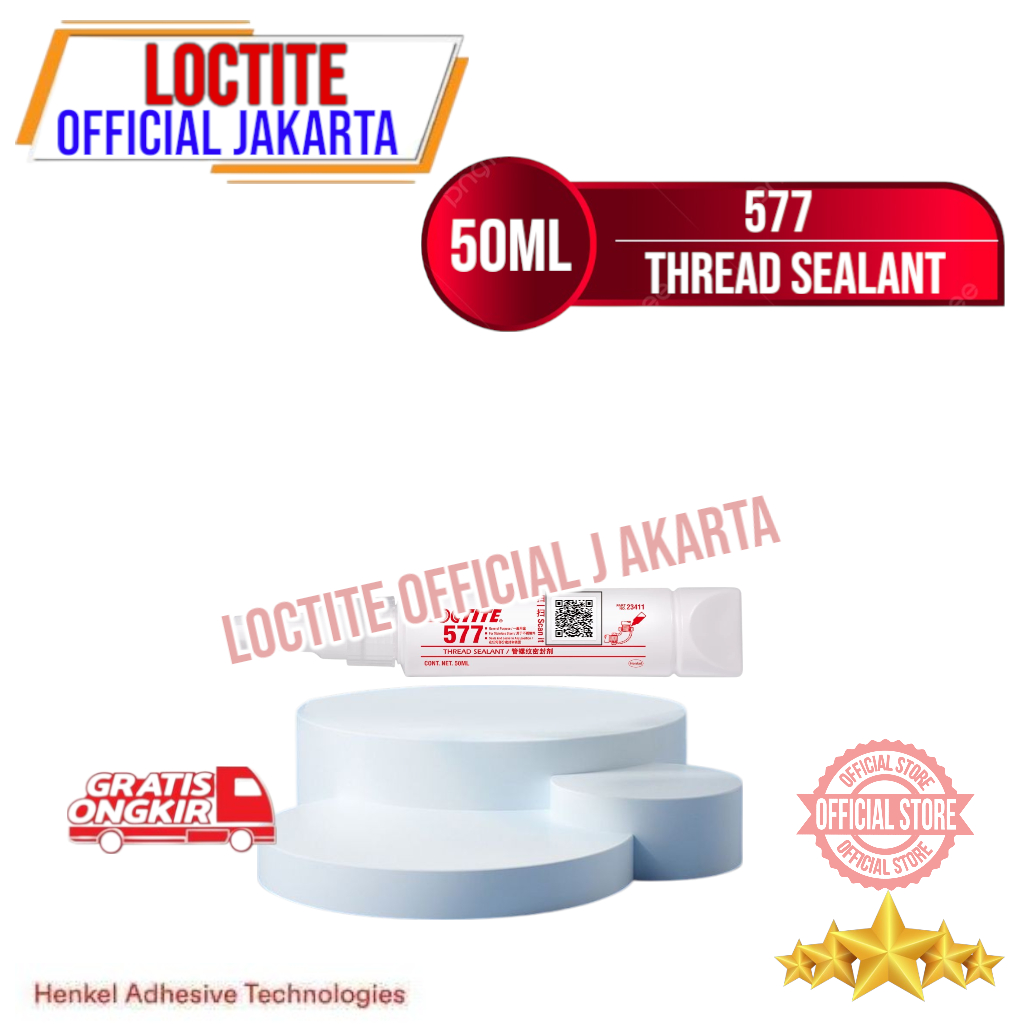 Jual Lem 577 Thread Sealant 50ml Lem 577 50ml Lem Pipa anti Bocor 577 ...