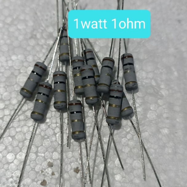 Jual 10BUAH RESISTOR 1WATT 1 OHM 1 WATT 1OHM 1W 1 OHM | Shopee Indonesia