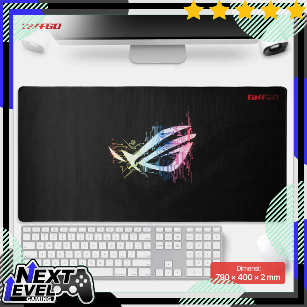 Jual Mouse Pad Gaming ROG XL Republic of Gamers Desk Mat 790x400x2mm ...