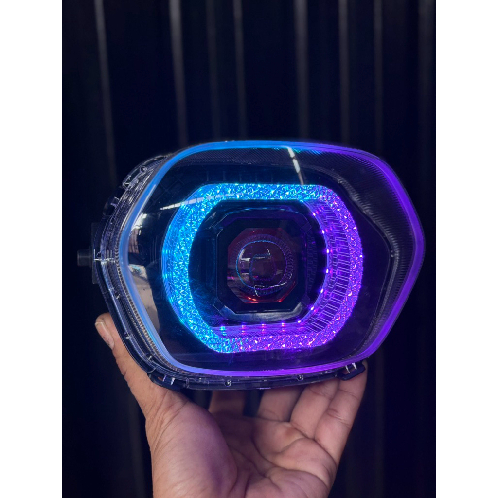 Jual LAMPU BILED HONDA STYLO 160 BILED MATRIX X1 SHROUD CRISTAL RGB ...
