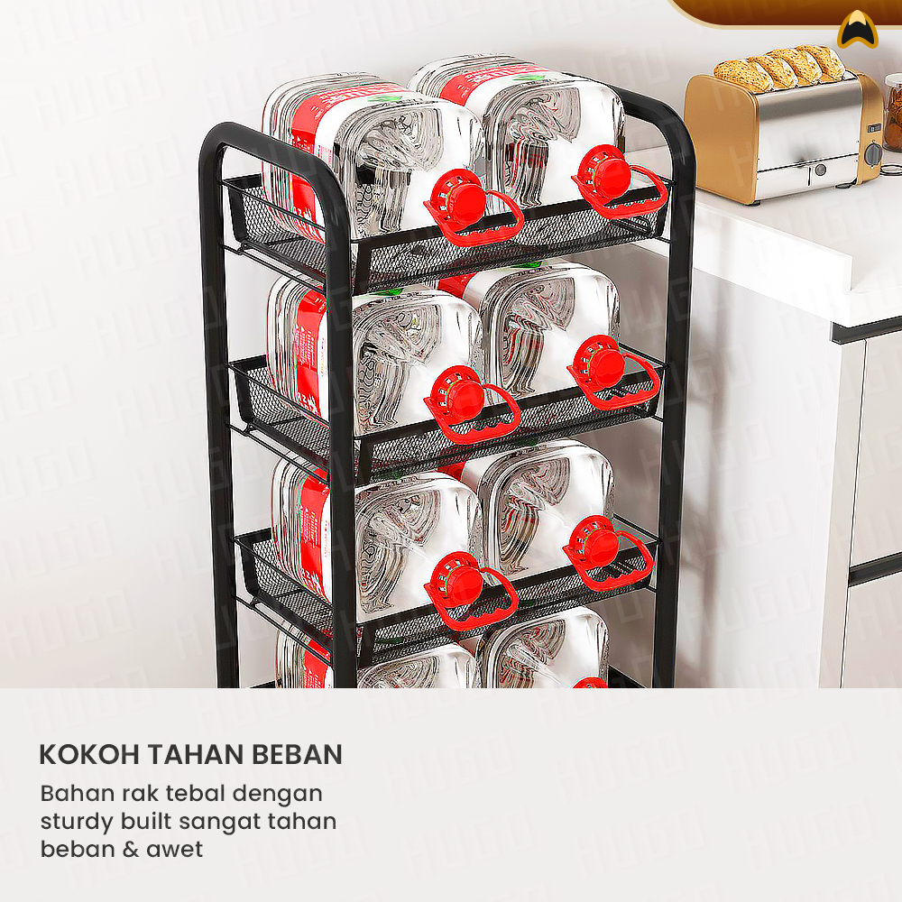 Jual Hugo Houseware Rak Troli Roda Serbaguna Rak Barang Estetik Tempat ...