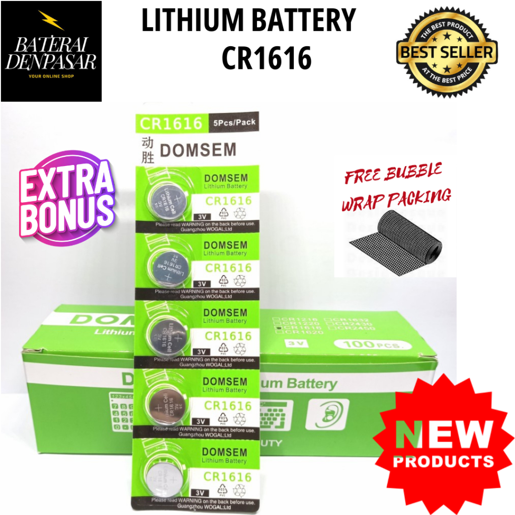 Jual ORIGINAL BATERAI BATTERY 1616 CR1616 ECR1616 Lithium Battery ...