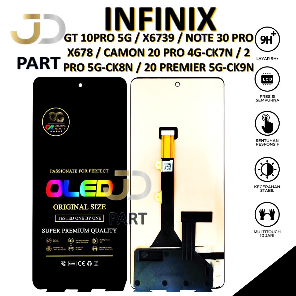 Jual LCD TOUCHSCREEN INFINIXGT 10 PRO 5G / X6739 / NOTE 30 PRO / X678 ...