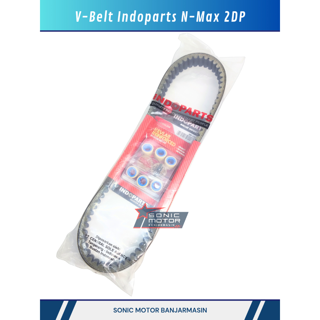 Jual INDOPARTS V BELT VANBELT SET ASSY PLUS ROLLER 2DP YAMAHA NMAX ...