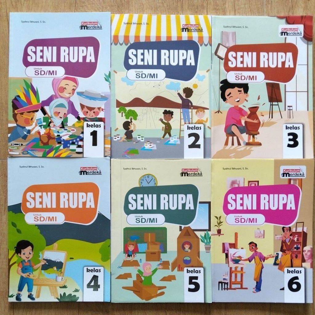 Jual SENI RUPA Kurikulum Merdeka untuk SD/MI kelas 1- 6 | Shopee Indonesia
