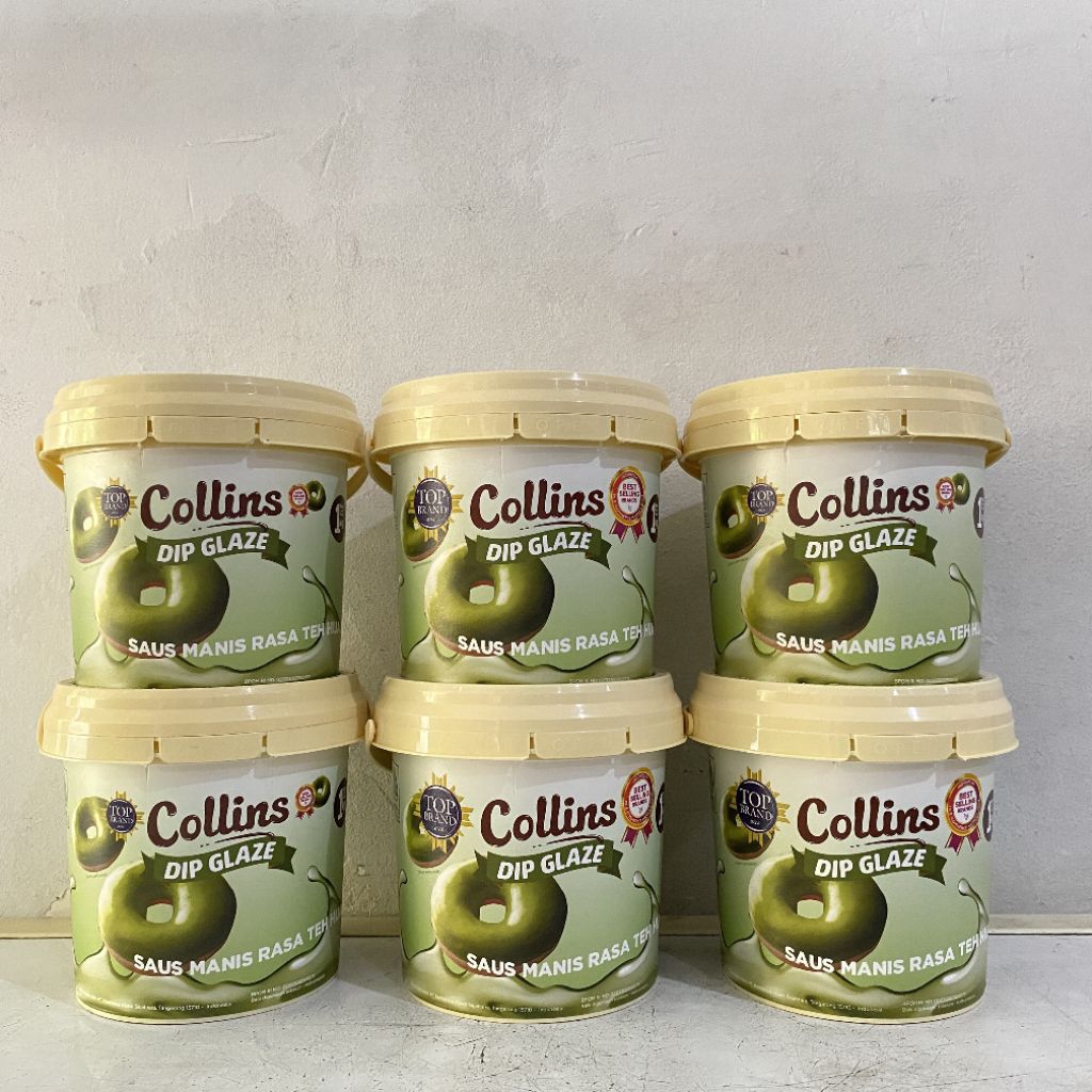 Jual Collins dip glaze matcha 1 kg | collins matcha | glaze greentea ...