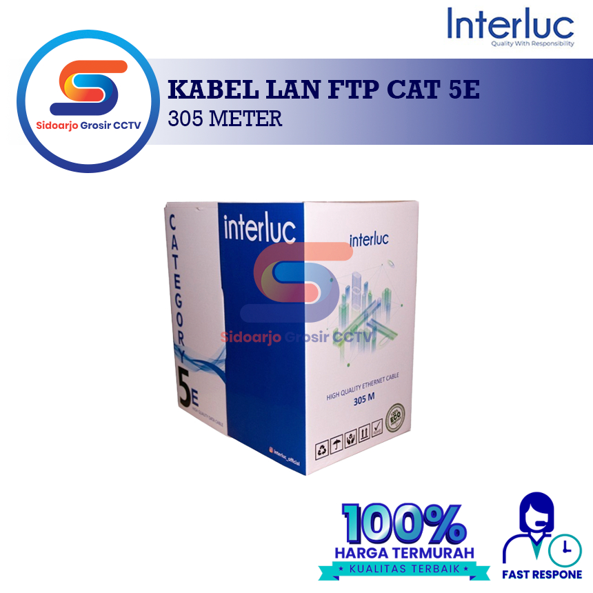 Jual Kabel LAN Interluc FTP CAT 5E 305 Meter | Shopee Indonesia