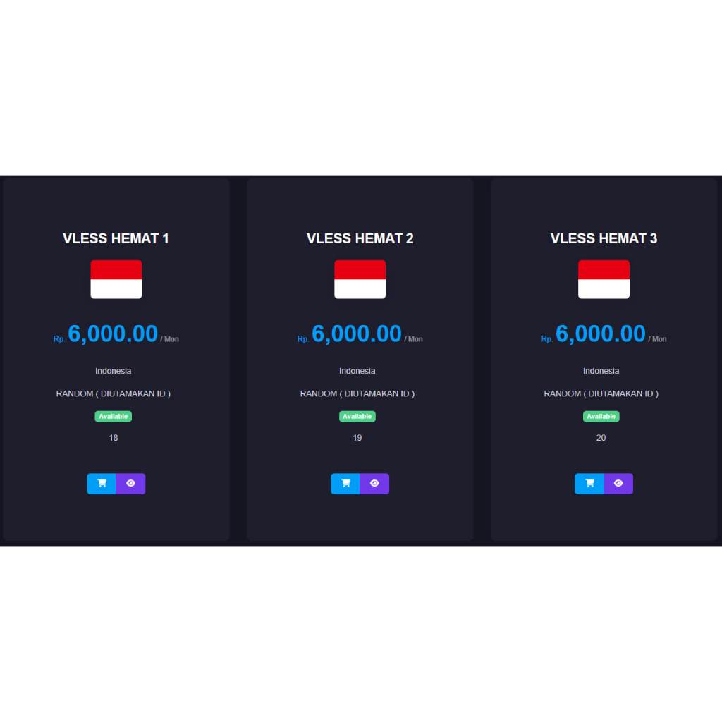 Jual VPN VLESS SINGAPORE SG HARGA HEMAT RASA HEBAT | Shopee Indonesia