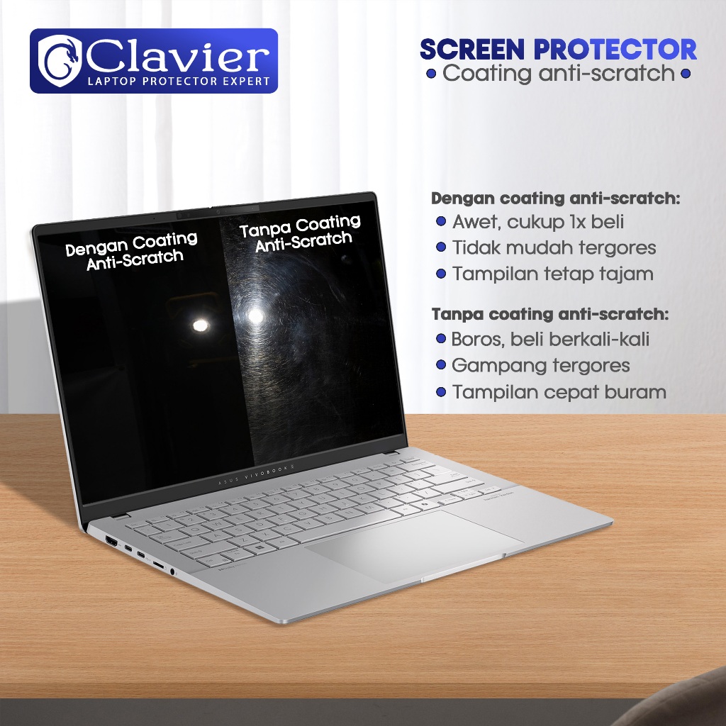 Jual Screen Protector Anti Gores Cover Garskin Laptop Precut Custom Fit ...