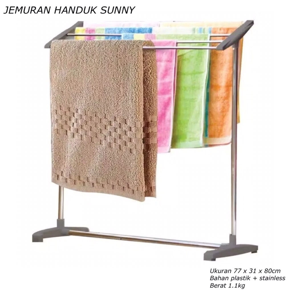 Jual RAK SUNNY // RAK JEMURAN HANDUK SUNNY || RAK HANDUK // STAND ...